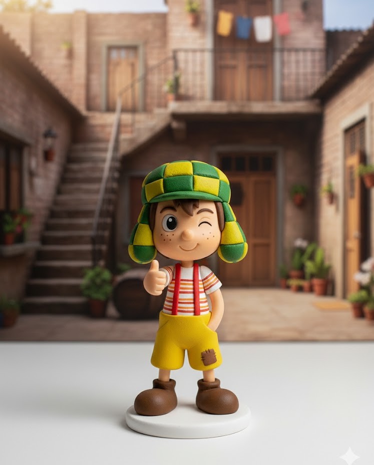 Miniatura Chibi em Biscuit 3